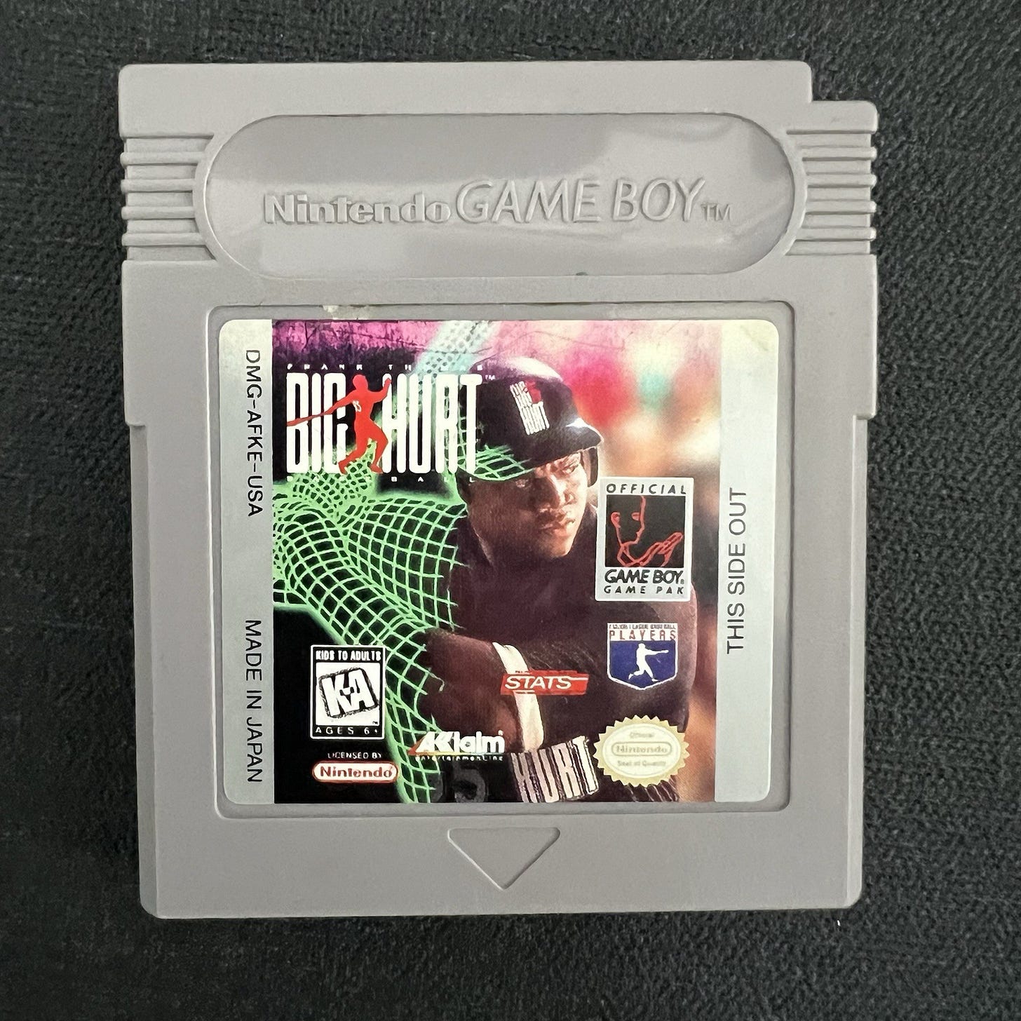 Frank Thomas Big Hurt Baseball Game Boy