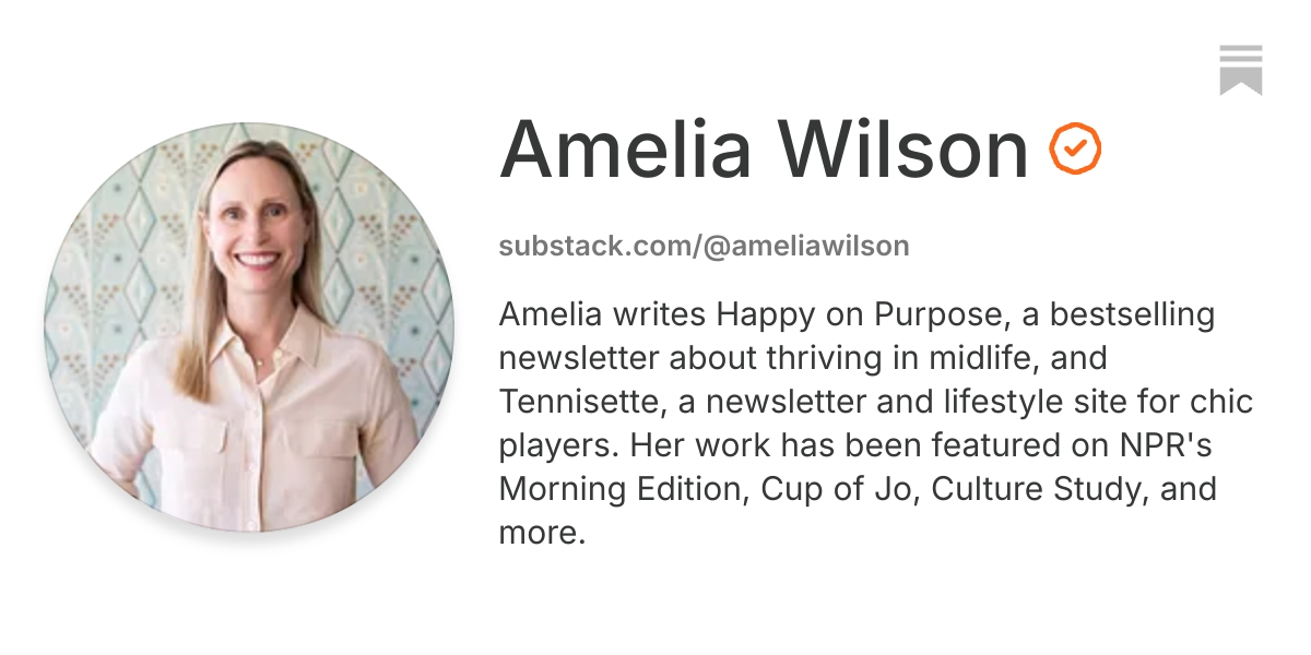 Amelia Wilson | Substack