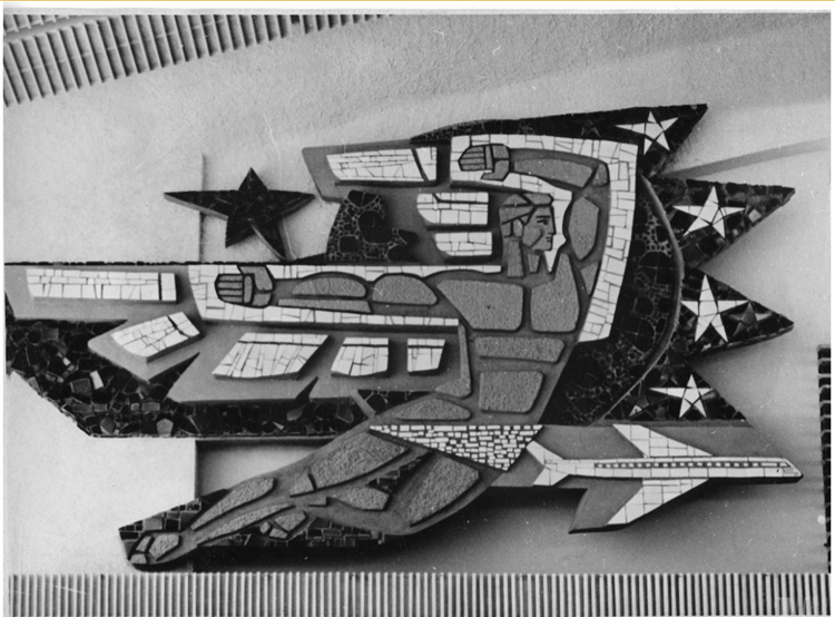 'Icarus' Panel in the Interior of Boryspil Airport, 1965 - Valerii Lamakh