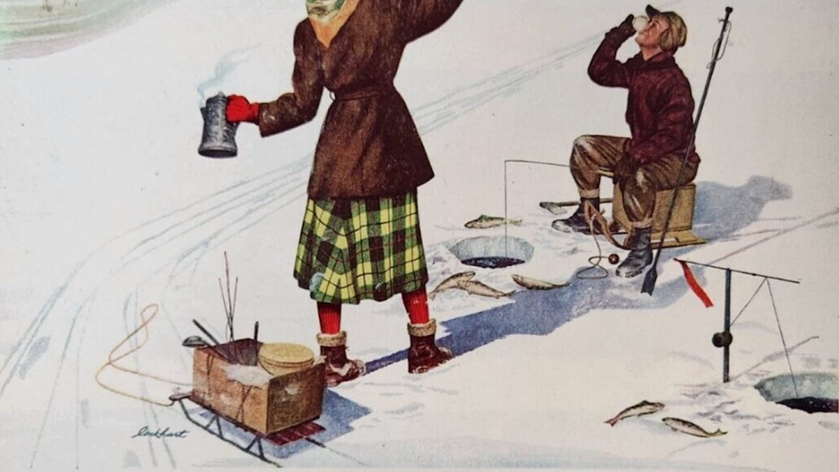 Can ice fishing be a vibe? - by Abby Nierman