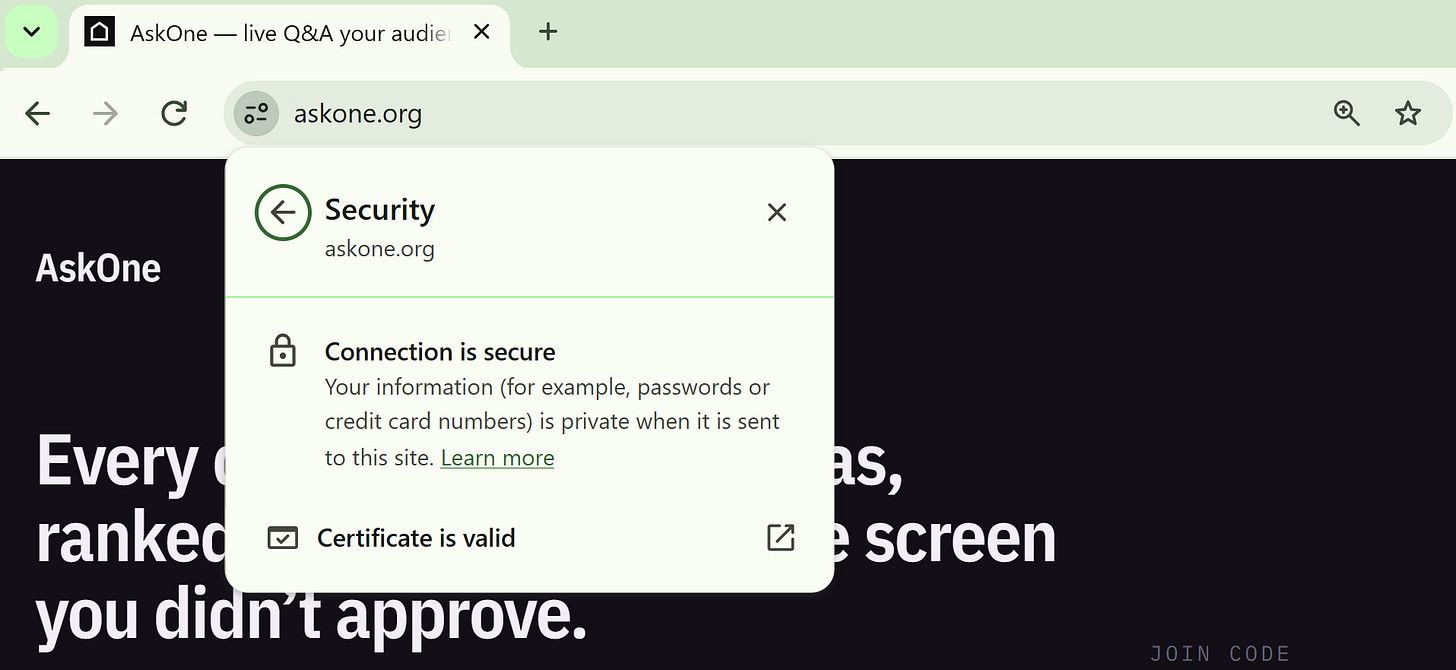 SSL certificate provided by Netlify SSL certificate provided by Netlify