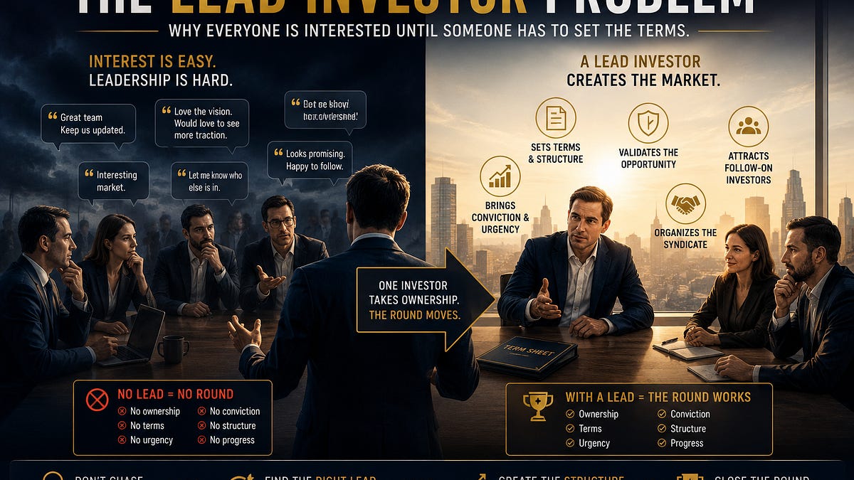 The Lead Investor Problem (12 minute read)