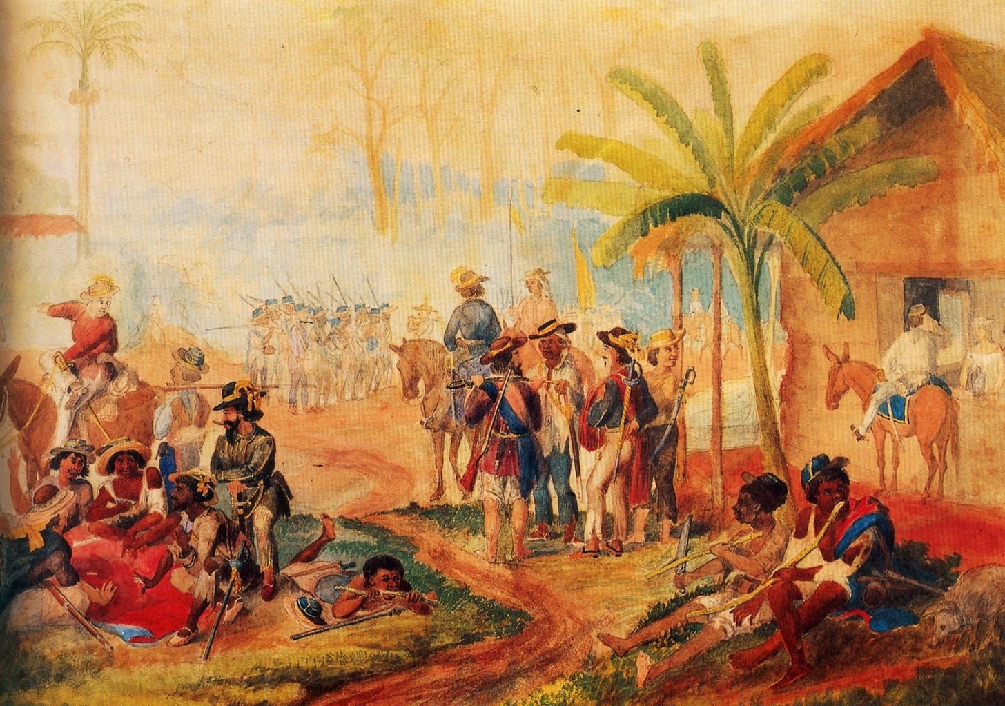 Soldados federalistas en 1860.