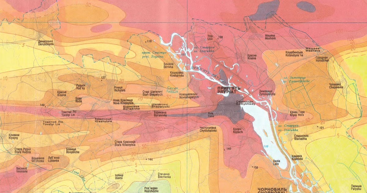 The atlas of the Chernobyl disaster