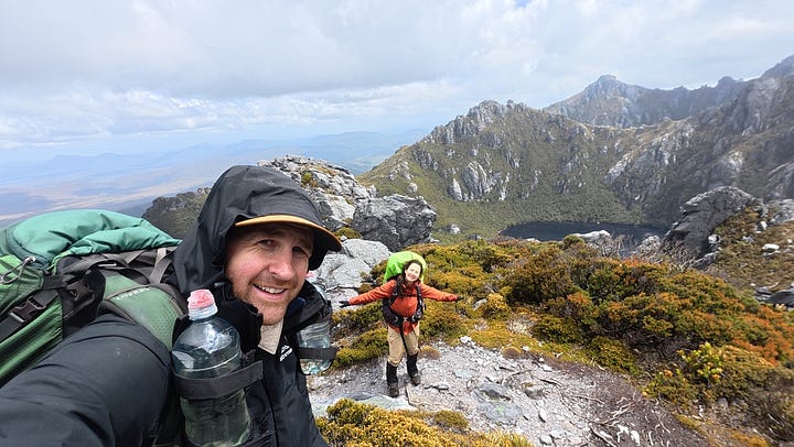 Selfies in front of all the lakes we passed