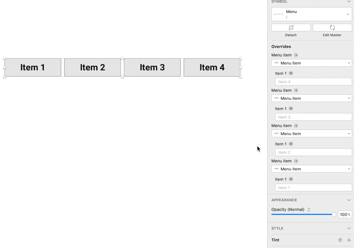 The animation of hiding one Symbol in the layout. The animation of hiding one Symbol in the layout.