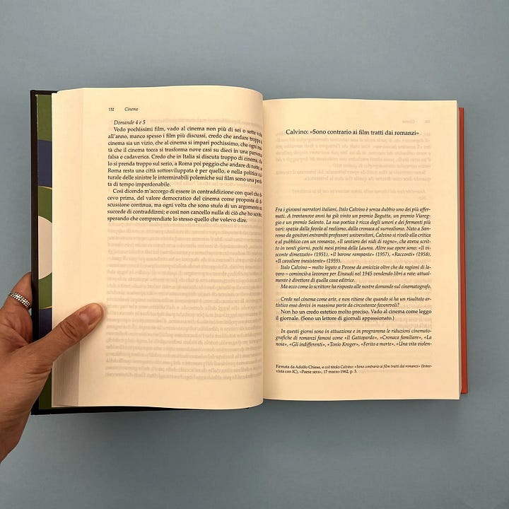 Italo Calvino. Guardare. Disegno, cinema, fotografia, arte, paesaggio, visioni e collezioni, Edited by Marco Belpoliti, «Oscar Moderni. Baobab», Mondadori, Milano, 2023 [Mutty, Castiglione delle Stiviere (MN)]