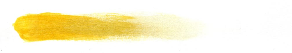 Esta imagem apresenta uma pincelada horizontal de tinta dourada sobre um fundo branco retangular, que por sua vez está centralizado em um campo preto sólido. Aqui estão os detalhes da composição: A Pincelada: Começa no lado esquerdo com uma aplicação densa e saturada de um dourado vibrante e metálico. À medida que se move para a direita, a tinta torna-se gradualmente mais fina e suave, revelando a textura das cerdas do pincel até desaparecer quase completamente no branco do fundo. Textura e Brilho: A parte inicial da pincelada tem um aspecto levemente em relevo, sugerindo uma tinta de consistência espessa (como acrílica ou guache). O tom dourado reflete a luz, passando de um amarelo-alaranjado quente para um tom mais pálido e perolado. Contraste: O retângulo branco central destaca a luminosidade da cor dourada, enquanto a moldura preta ao redor cria um contraste acentuado que foca toda a atenção no gesto artístico da pincelada. Esta imagem apresenta uma pincelada horizontal de tinta dourada sobre um fundo branco retangular, que por sua vez está centralizado em um campo preto sólido. Aqui estão os detalhes da composição: A Pincelada: Começa no lado esquerdo com uma aplicação densa e saturada de um dourado vibrante e metálico. À medida que se move para a direita, a tinta torna-se gradualmente mais fina e suave, revelando a textura das cerdas do pincel até desaparecer quase completamente no branco do fundo. Textura e Brilho: A parte inicial da pincelada tem um aspecto levemente em relevo, sugerindo uma tinta de consistência espessa (como acrílica ou guache). O tom dourado reflete a luz, passando de um amarelo-alaranjado quente para um tom mais pálido e perolado. Contraste: O retângulo branco central destaca a luminosidade da cor dourada, enquanto a moldura preta ao redor cria um contraste acentuado que foca toda a atenção no gesto artístico da pincelada.