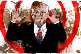It’s been a hectic few weeks for Prime Minister Scott Morrison.  Illustration: Dionne Gain