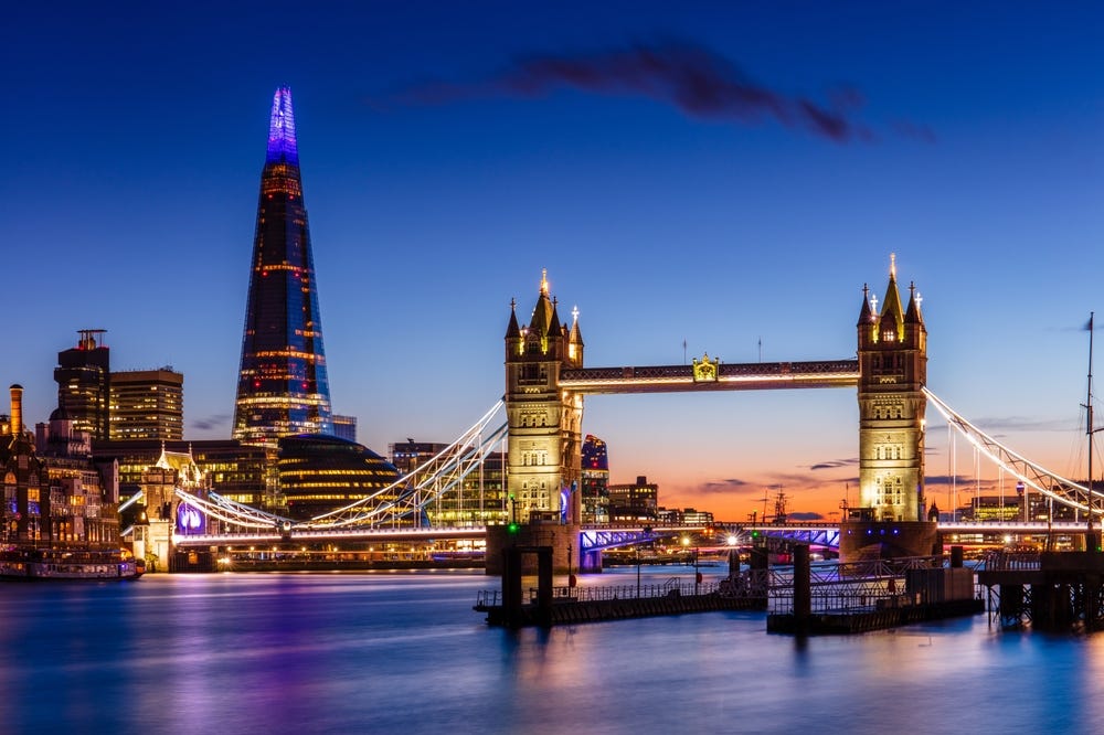 May be an image of Tower Bridge