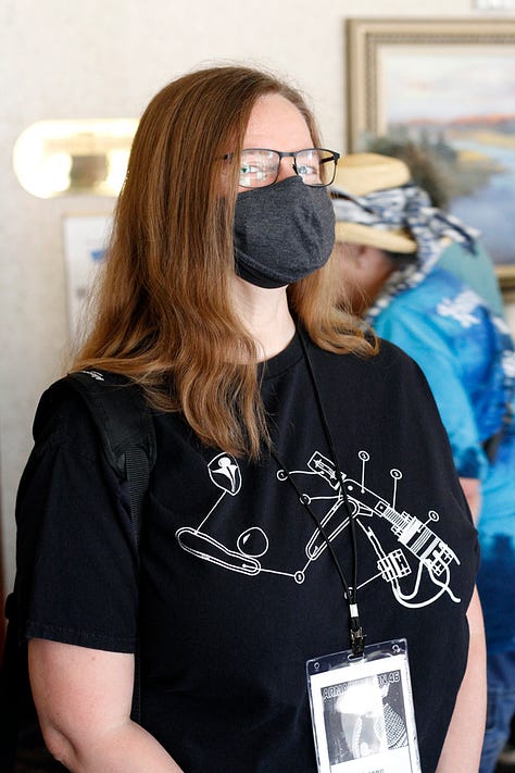 An assortment of people and scenes from Armadillocon 2024, held September 6-8 in Austin, Texas. (Gallery 5)