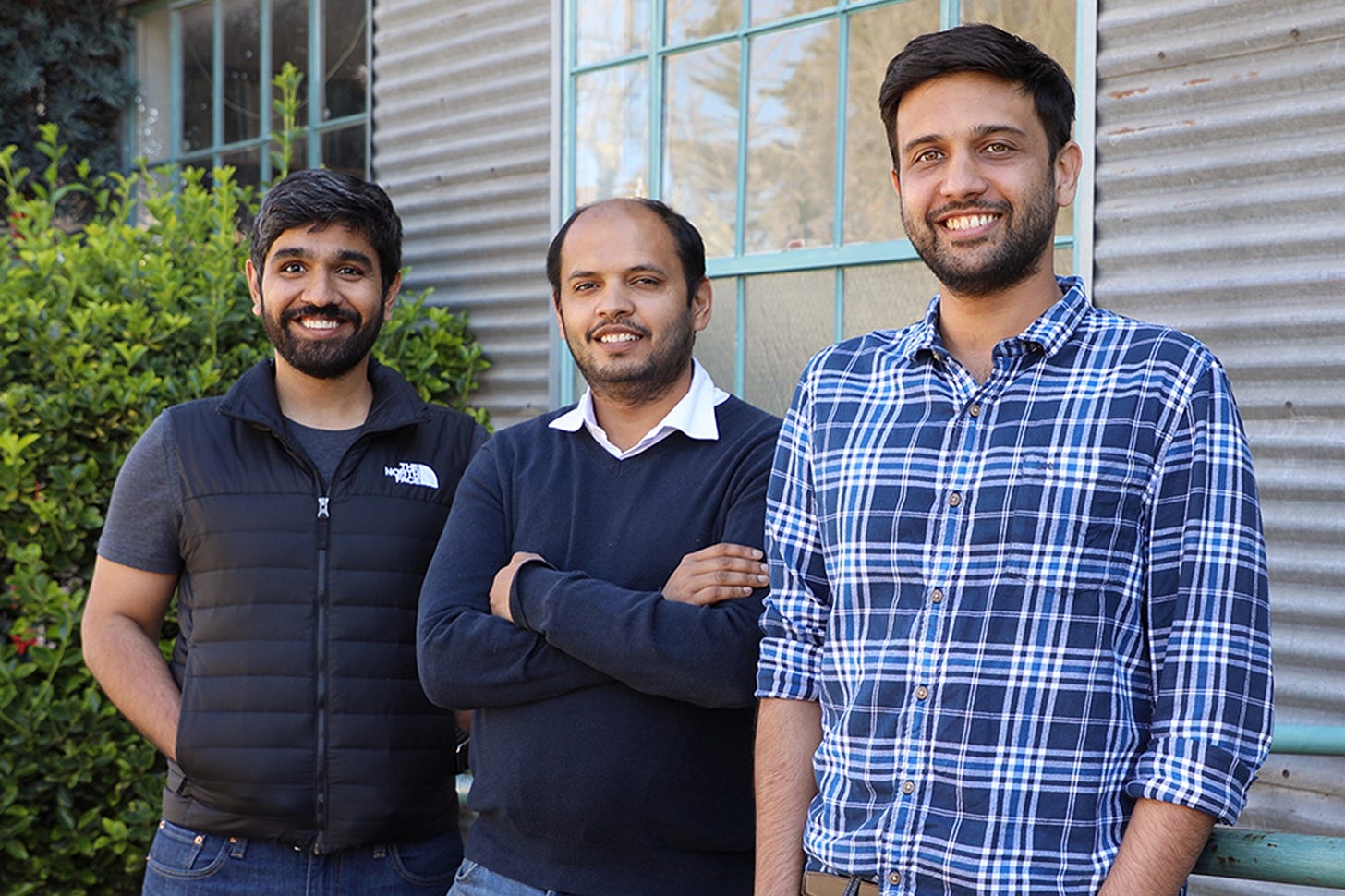 Our Founders Ankit Sobti, Abhinav Asthana, and Abhijit Kane. Photograph. Our Founders Ankit Sobti, Abhinav Asthana, and Abhijit Kane. Photograph.