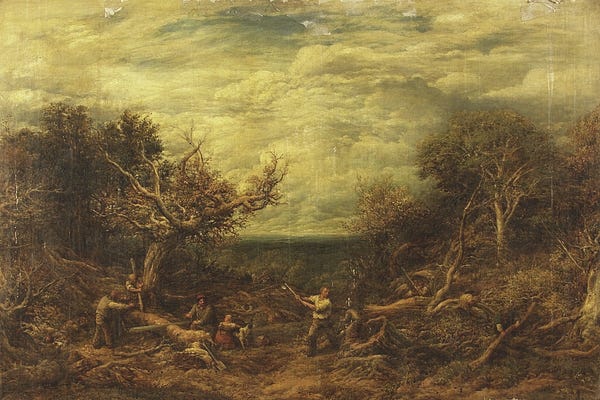 The Wood-cutters, 1873 Jigsaw Puzzle