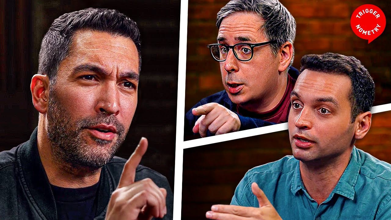 Thumbnail of the Dave Smith and Konstantin interview on Triggernometry.