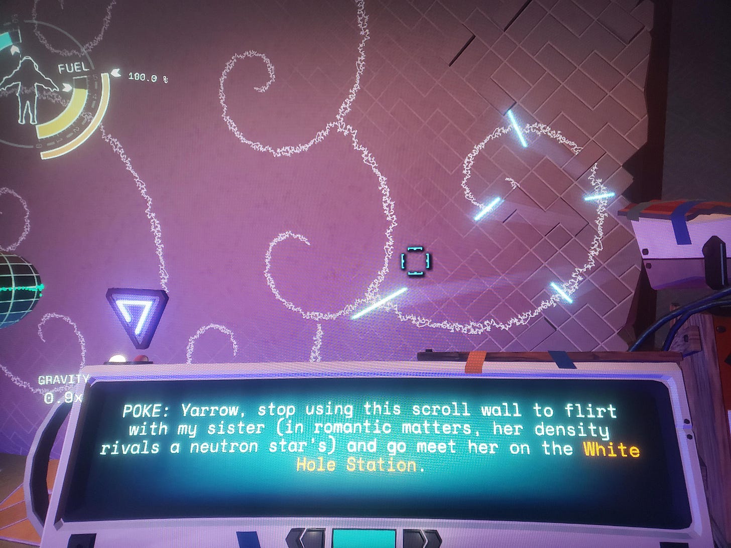 When you're a boundary-pushing scientist in an advanced race that has  mastered QM, FTL/interdimensional travel, and time itself, but you brother  still cock-blocks you on your Facebook wall. : r/outerwilds