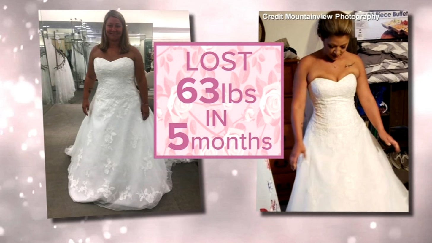 Bride who lost over 60 pounds before her wedding shares her story - 6abc  Philadelphia