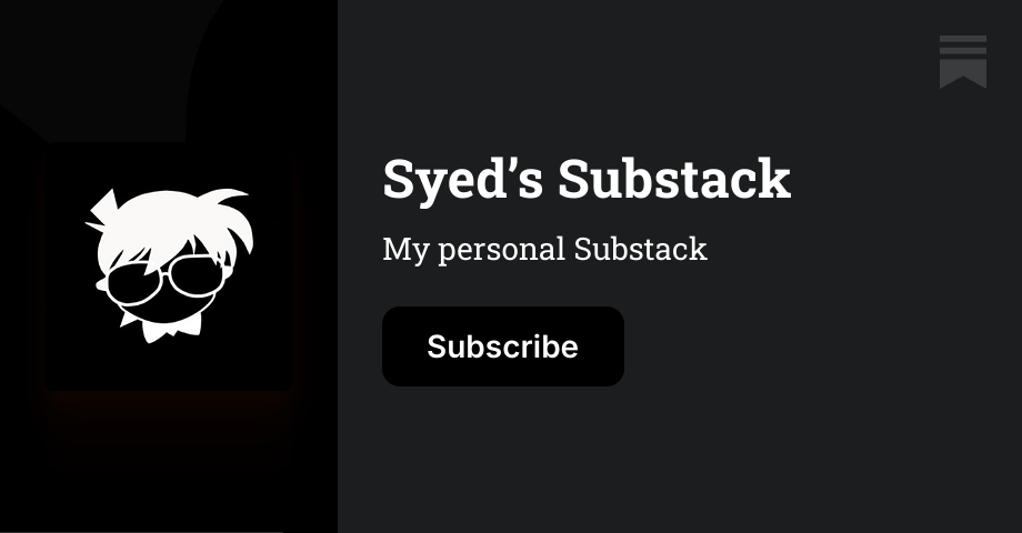 Syed’s Substack | Substack