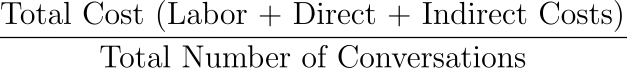 Total cost formula