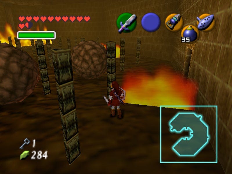 Fire Temple - The Legend of Zelda: Ocarina of Time Guide - IGN Fire Temple - The Legend of Zelda: Ocarina of Time Guide - IGN