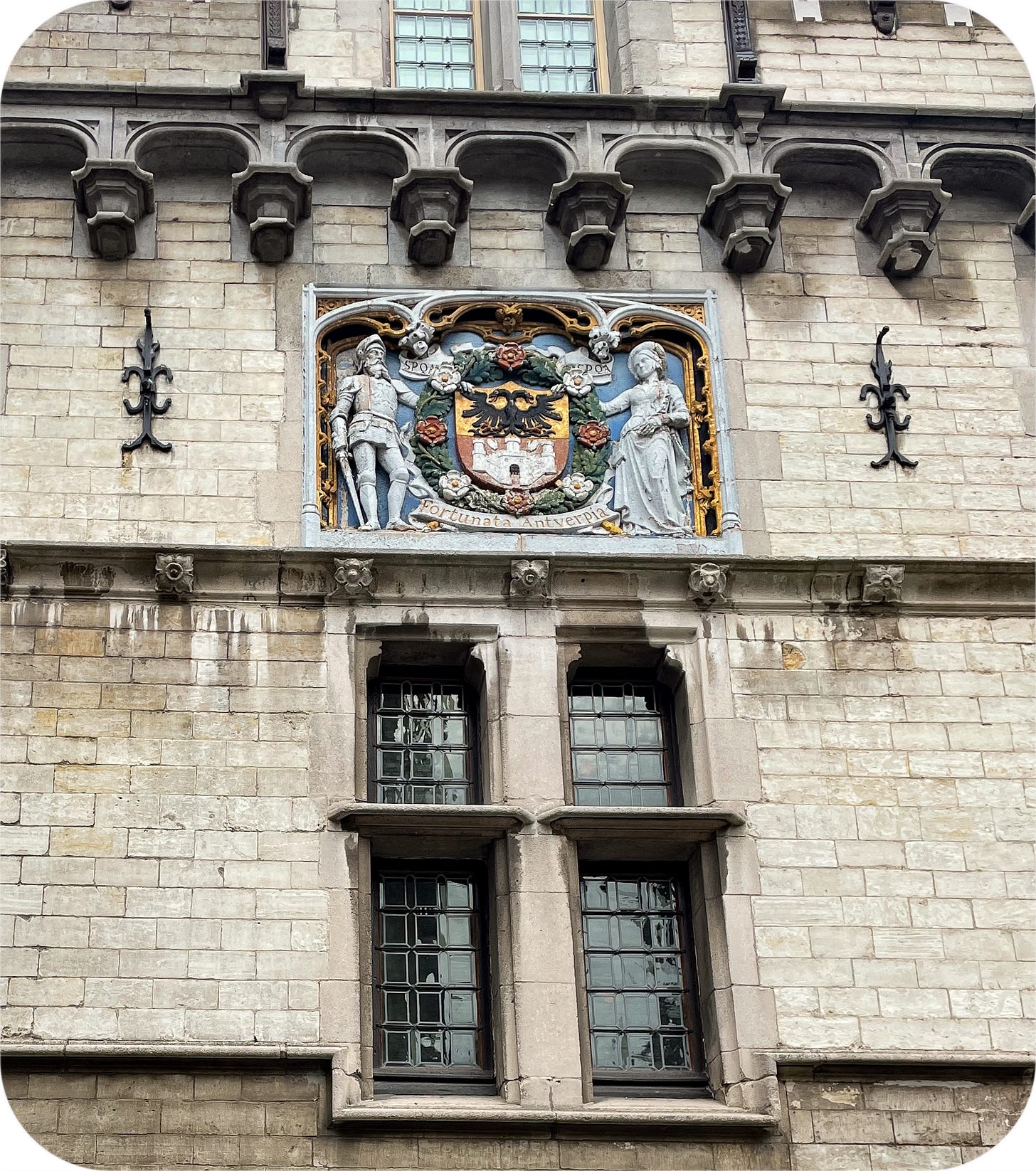 Coat of arms, Antwerp, Belgium