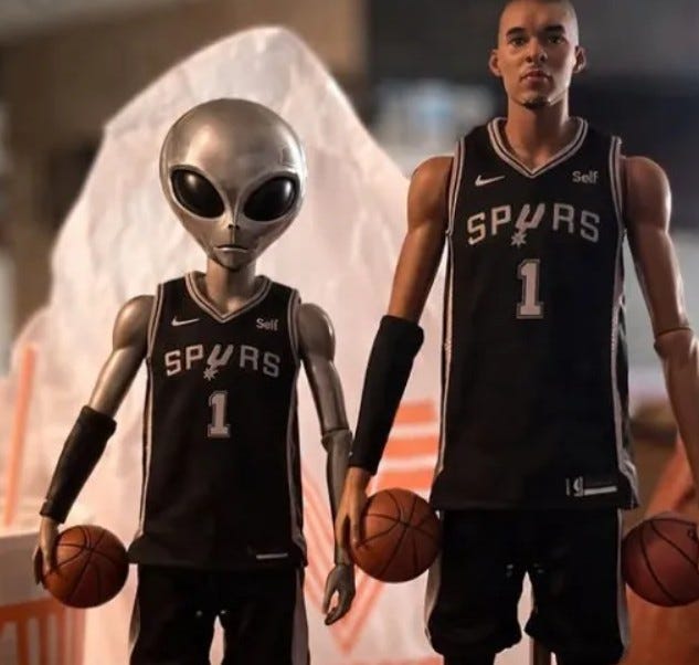 LOOK: San Antonio figure creator reveals new Spurs' Wembanyama