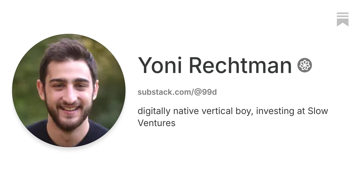 Yoni Rechtman | Substack