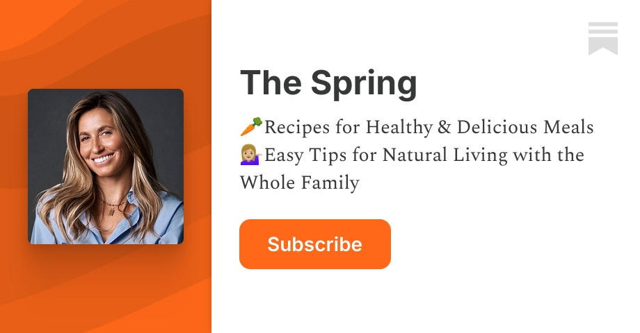 Spring Subscribe The Spring | Sabrina Rudin | Substack