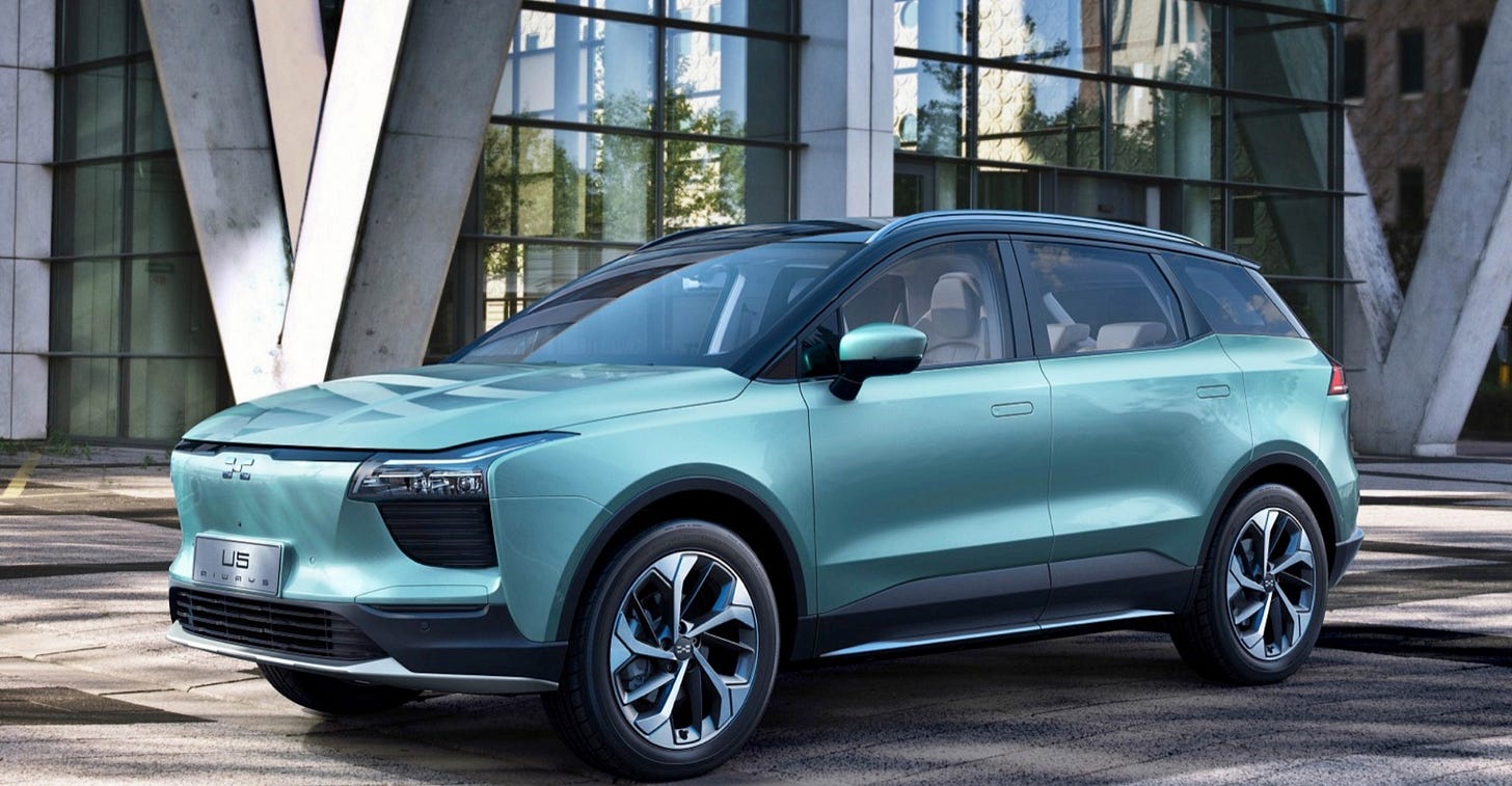 Aiways Wins Order for 150K EVs From Thai Auto Firm