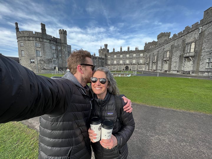 photographs of Kilkenny, Ireland with medieval streets