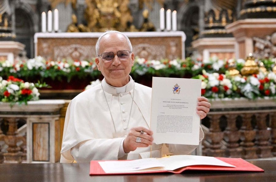 Pope Leo signs an apostolic letter, Oct 2025. ©Vatican News Pope Leo signs an apostolic letter, Oct 2025. ©Vatican News