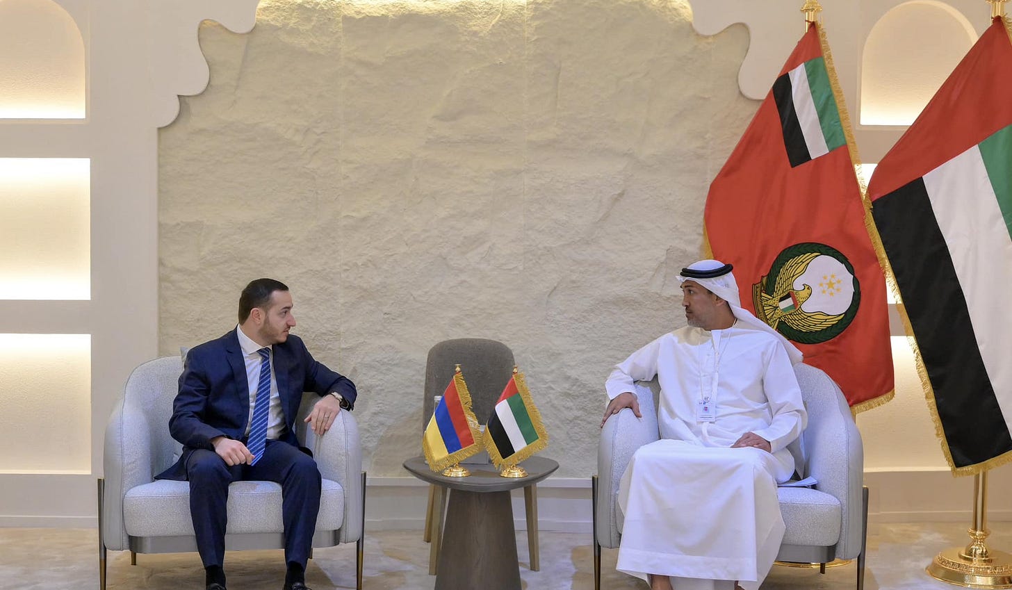 Armenia's High-Tech Minister and UAE Minister of State for Defense reached agreements to expand cooperation Armenia's High-Tech Minister and UAE Minister of State for Defense reached agreements to expand cooperation