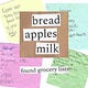 Bread Apples Milk
