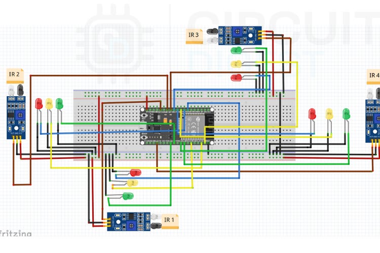 Smart IoT Traffic System: Real-Time Signal Control for Cities 🚦