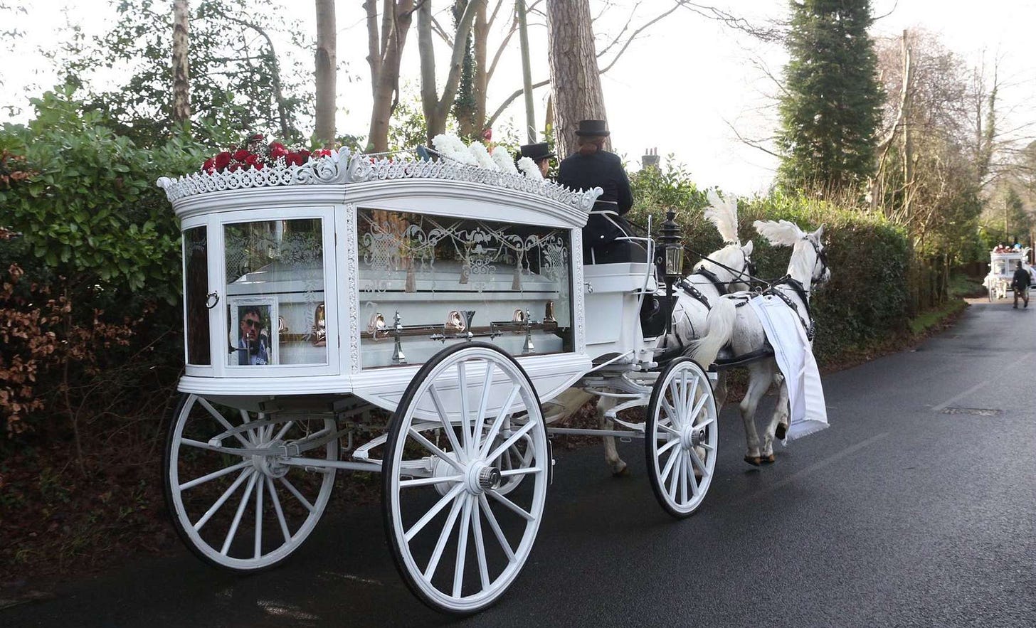 Funeral of My Big Fat Gypsy Wedding stars Billy and Joe Smith takes place  in Sevenoaks