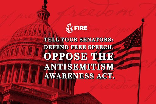 Take Action - Antisemitism Awareness Act