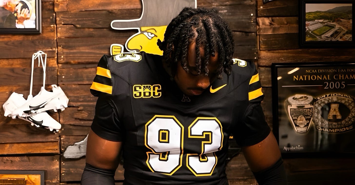 Appalachian State transfer edge DeNigel Cooper.