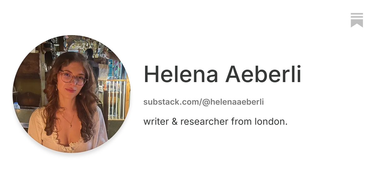Helena Aeberli | Substack