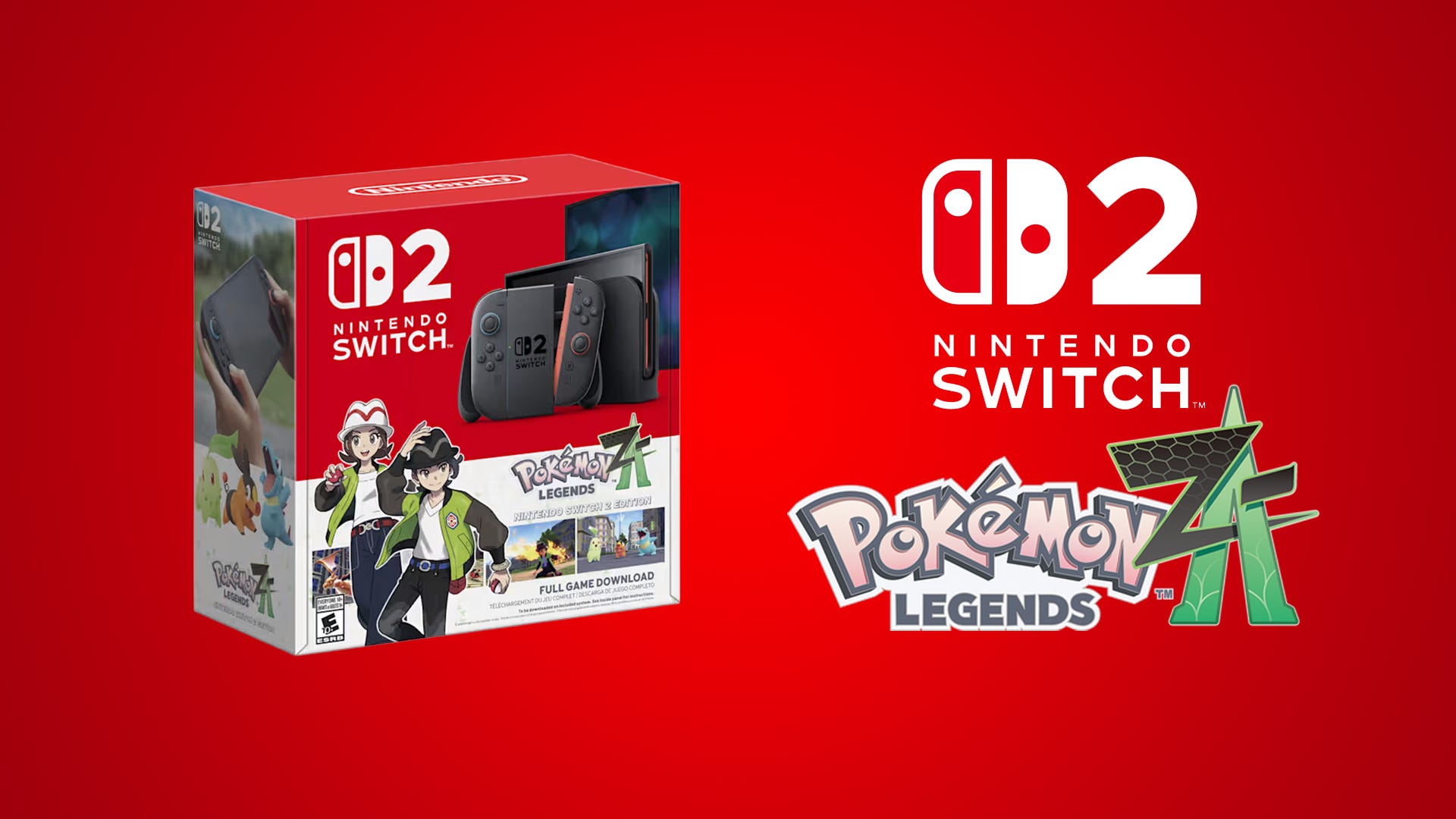 Nintendo Switch 2 Pokemon Legends: Z-A console bundle pre