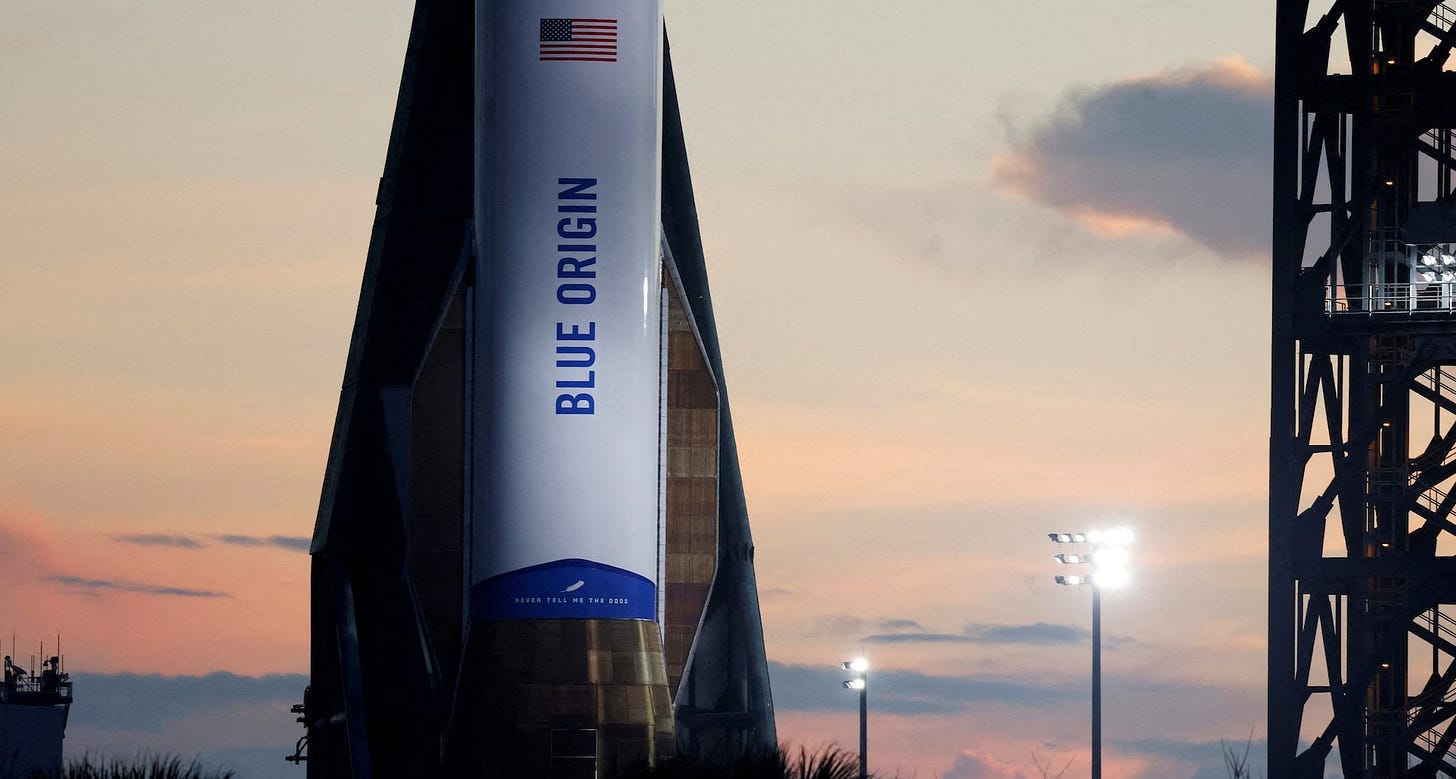 Blue Origin's third New Glenn launch faces key reuse test in rivalry with  SpaceX | Reuters