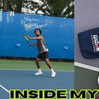 Inside Daniel-Yaw Miller's tennis bag 