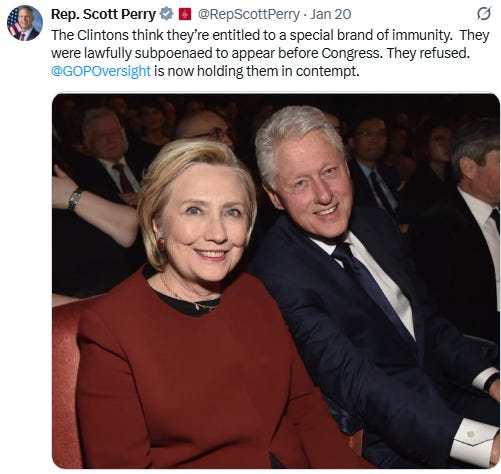 Clintons Slapped with Contempt Charges - by Jenna McCarthy