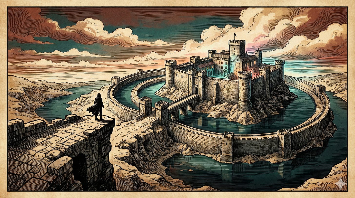 AI conversation about business moats and competitive advantage