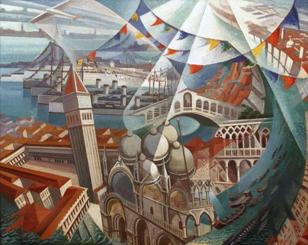 RETROAVANGARDA — Gerardo Dottori - Venezia festa, 1934 | Arte