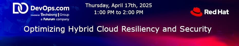 Optimizing Hybrid Cloud Resiliency and Security (April 17th) Optimizing Hybrid Cloud Resiliency and Security (April 17th)