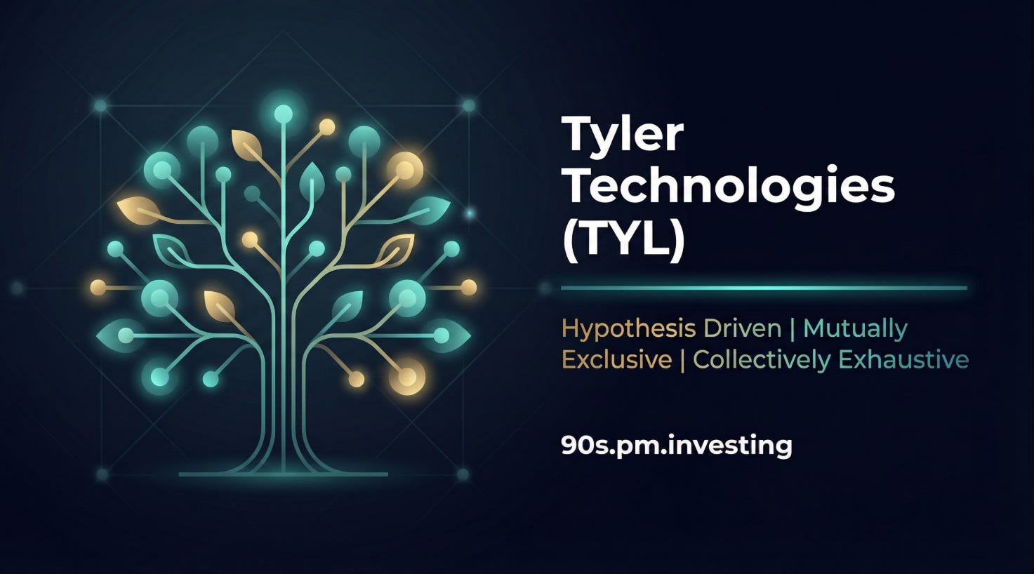 Tyler Technologies Encode Tyler Technologies (TYL) - We Draw Trees