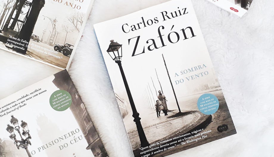 A Sombra do Vento - Carlos Ruiz Zafón - Resenhando Sonhos