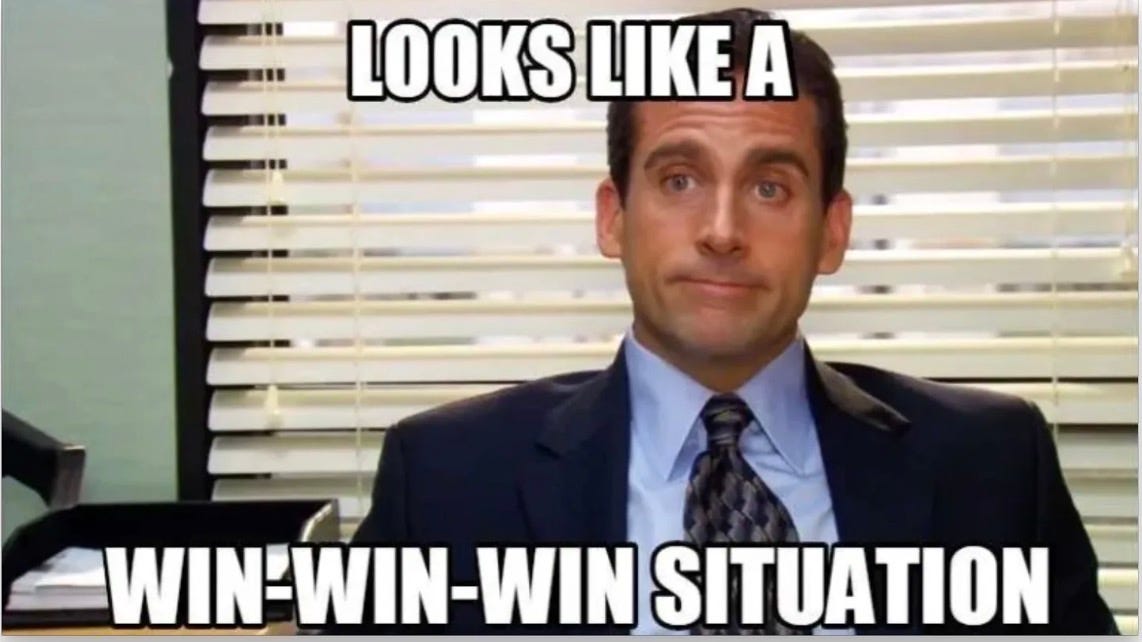 Win Win Win Michael Scott