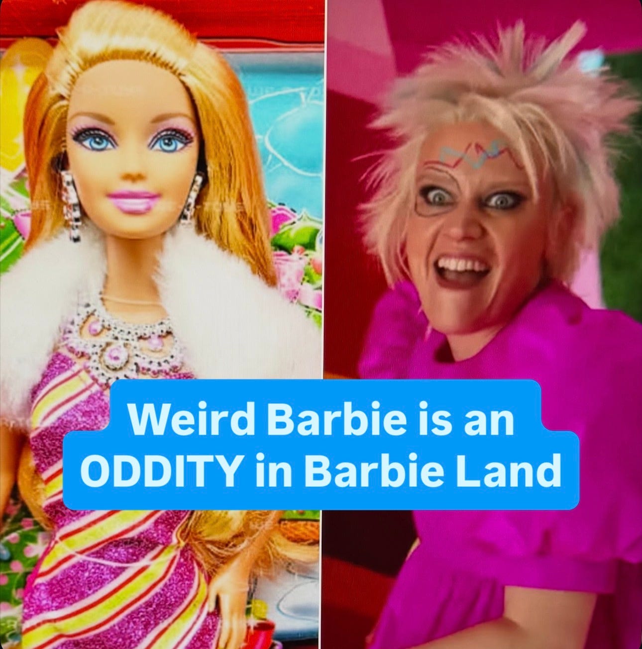 A collage of a person and a barbie

AI-generated content may be incorrect.
