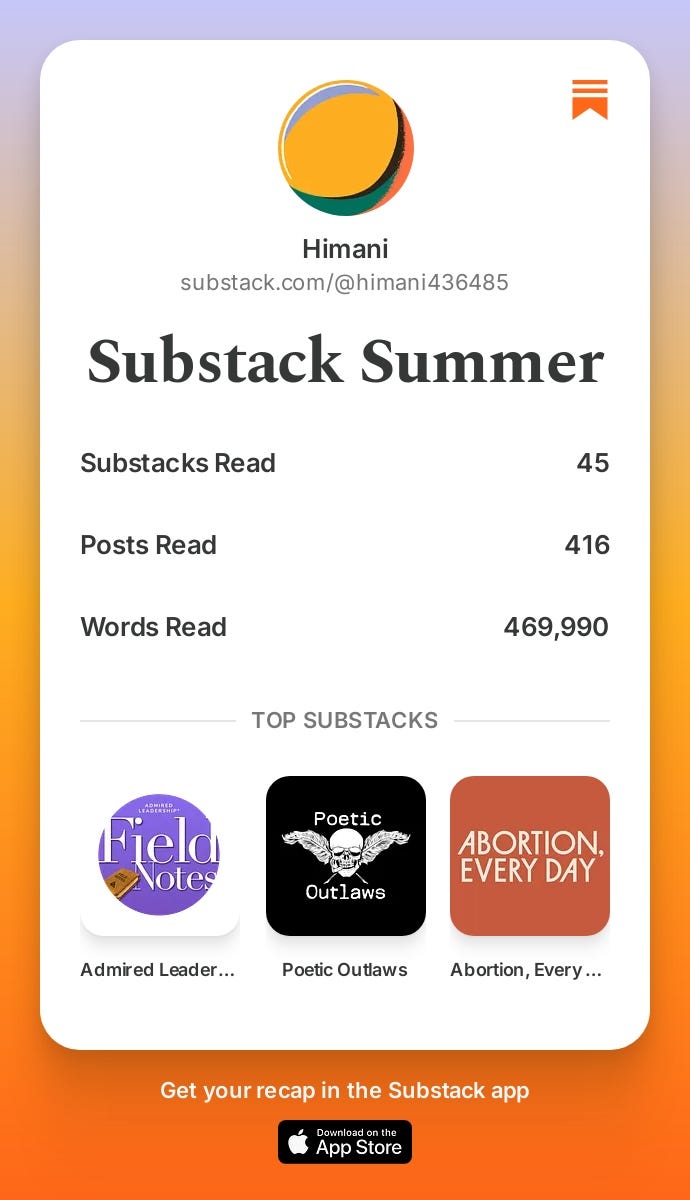 Substack Summer