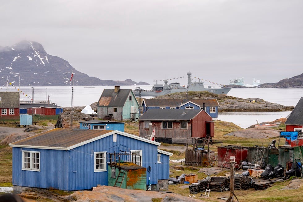 Una veduta di Attu, in Groenlandia